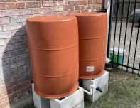 2-Barrel BlueBarrel System painted red