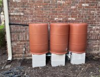 3-Barrel BlueBarrel System painted red