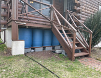 5 Barrel System under porch