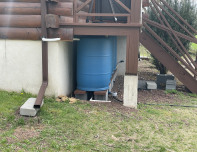 5 Barrel system under porch