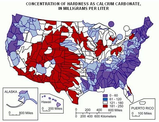 Hard Water Map